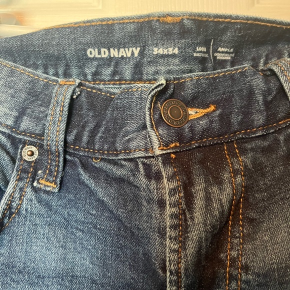 Old Navy Men’s Loose Fit Jeans 34/34 - Picture 3 of 3